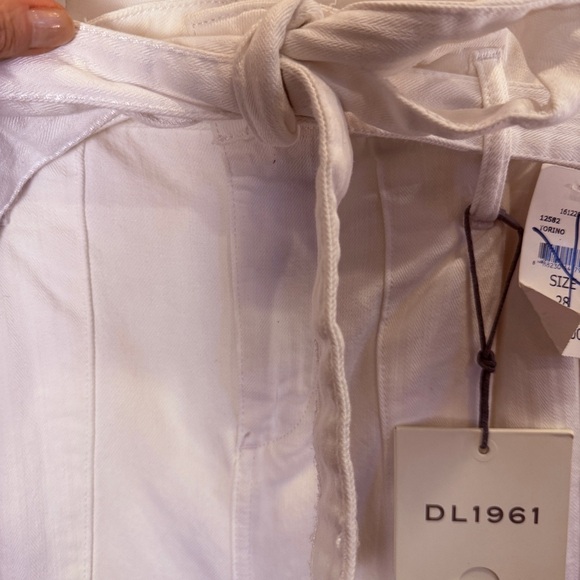 DL1961 Womens Susie Paper-bag High Rise Torino Tapered Sz 28 - Picture 7 of 13